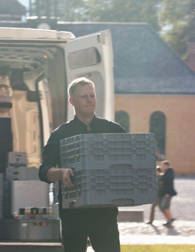 Levering af bar til Kastellet