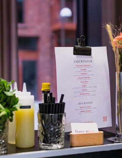 Bar og menukort hos CodeNode