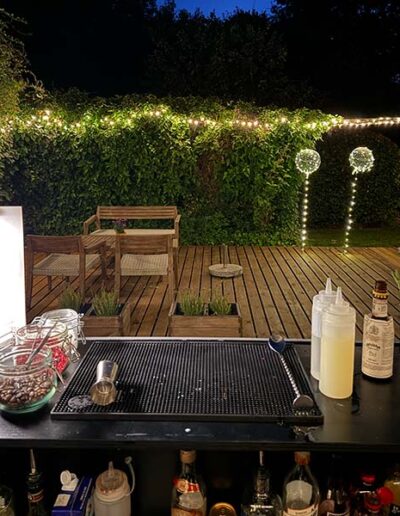 Lej en barløsning til om aftenen med lys