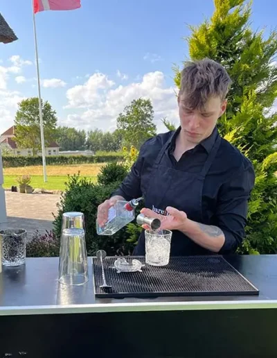 Fri gin-bar med bartender på Fyn